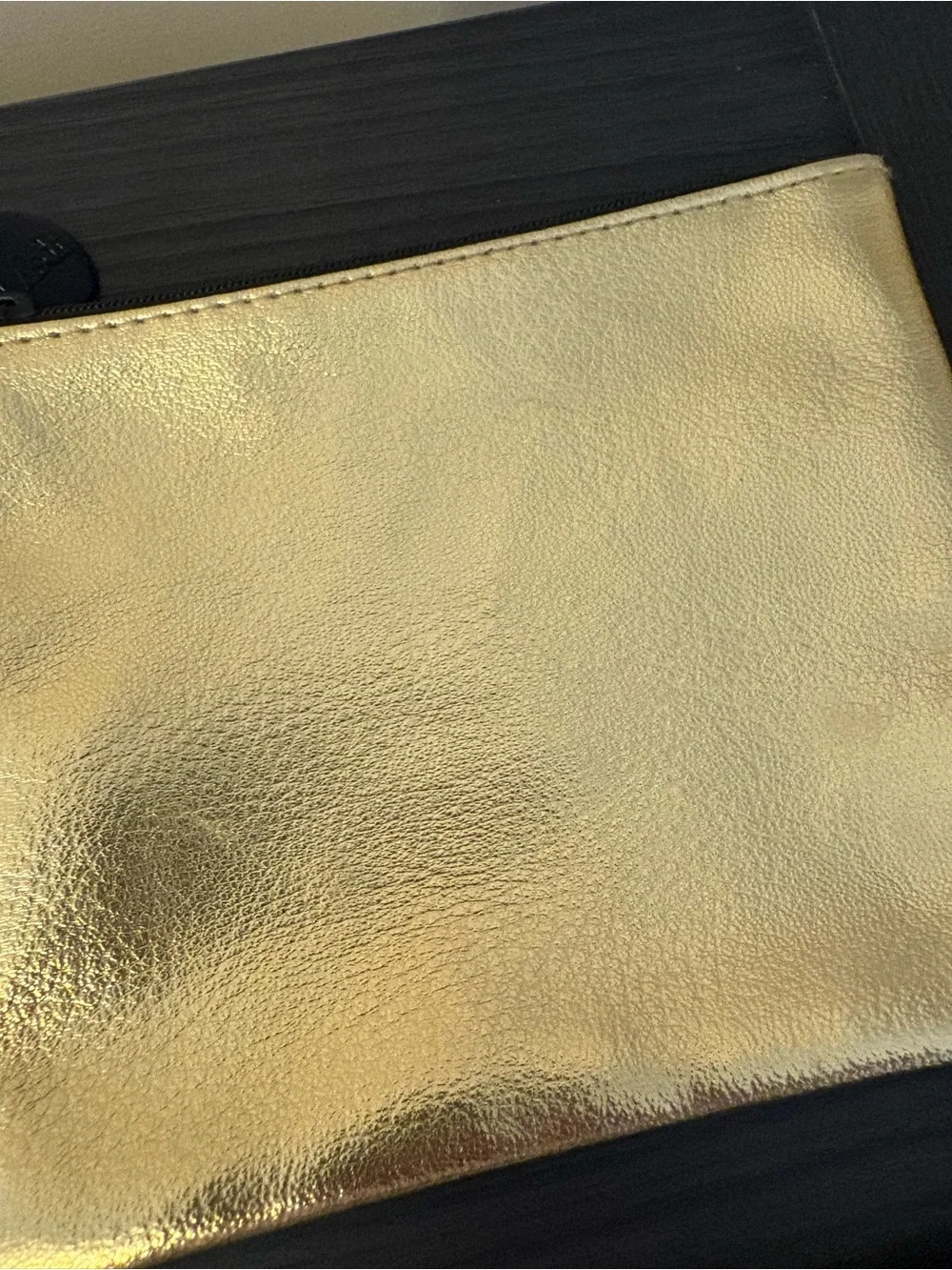 ipsy Pink & Black Lace Cosmetic Pouch - Gold, Navy & Silver Assortment